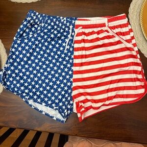 Patriotic Star and Stripe Shorts